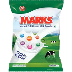 Marks Instant Full Cream Milk Powder Poly 1 kg - Rokomari